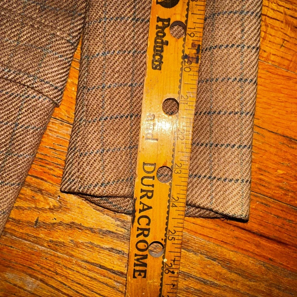 Frank Brothers New York Tweed Blazer Mens Classic‎ Fit Elbow Patches